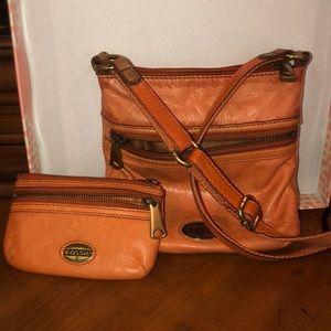 Burnt Orange Purse and Wallet!